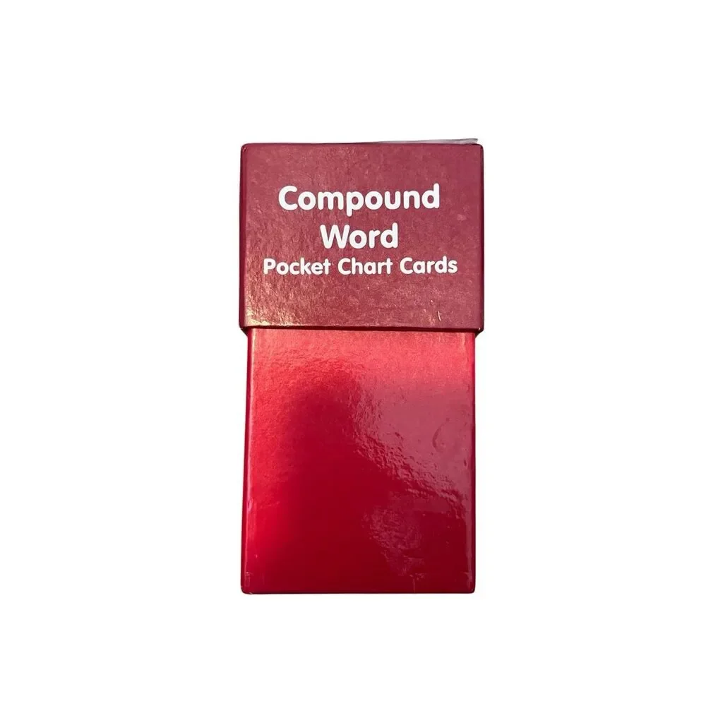 Compound Words Pocket Chart Cards Set‎ In Box Educational Tools